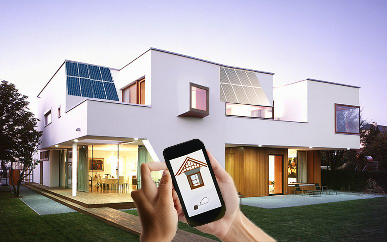 Smart Home with Solar Panels