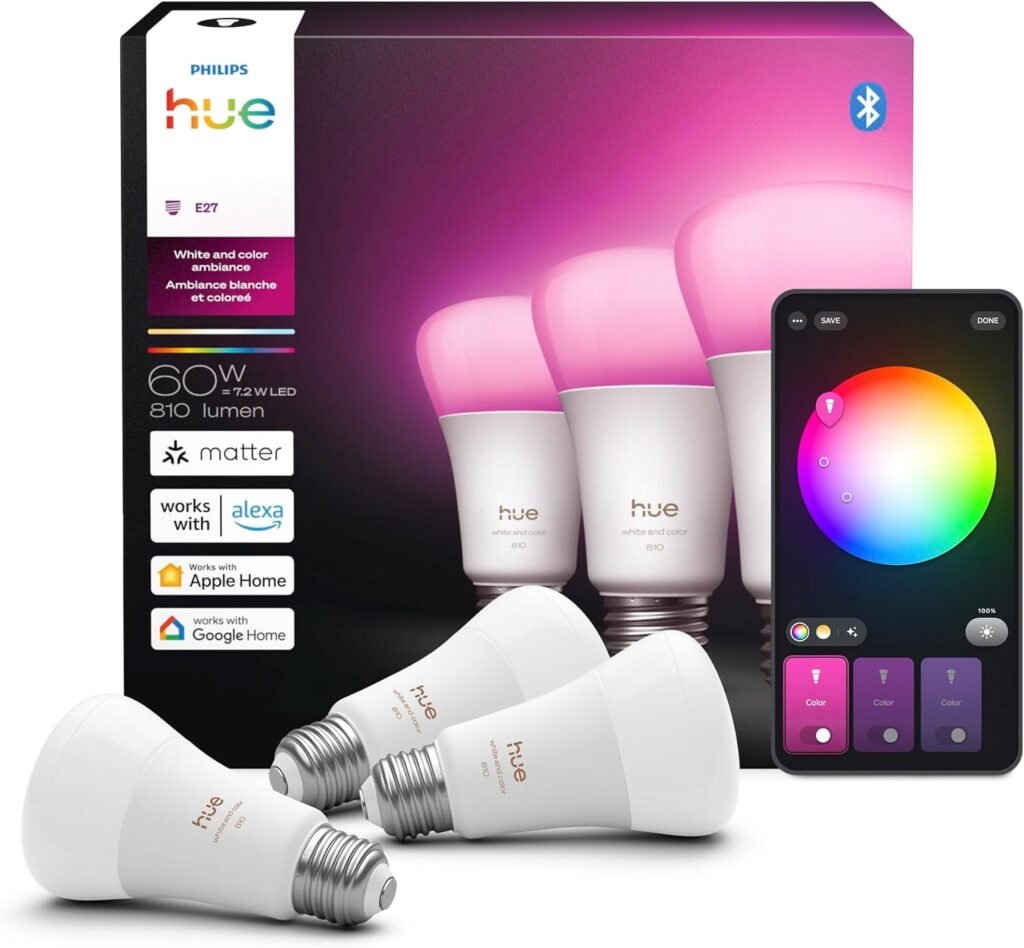 Philips Hue Smart LED A19 Bulb
